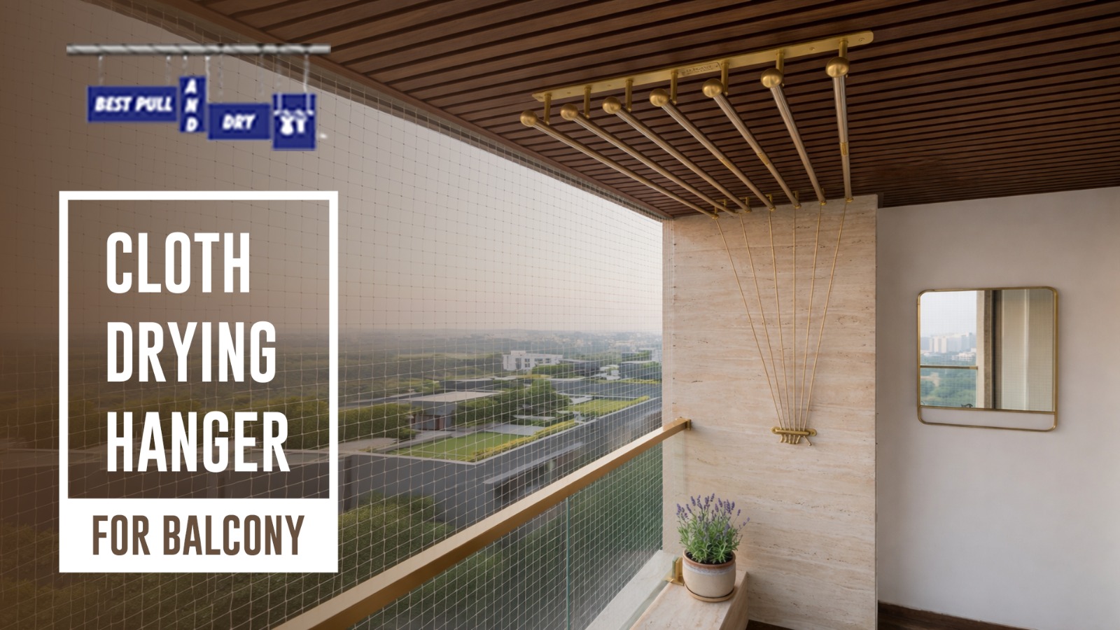 Cloth Drying Hanger for Balcony